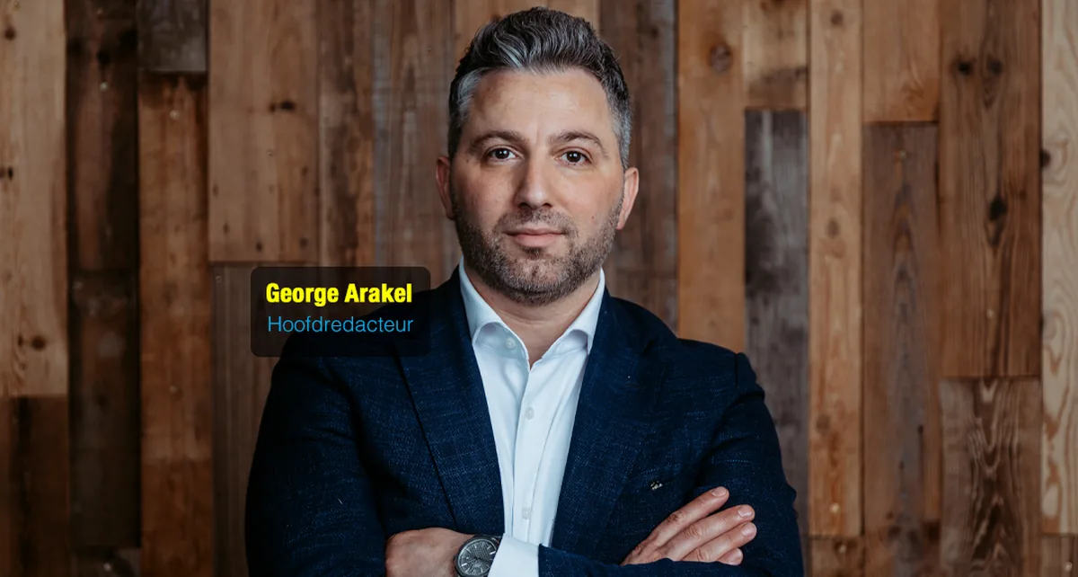 Portret van George Arakel, oprichter van Voorbeeld Allochtoon